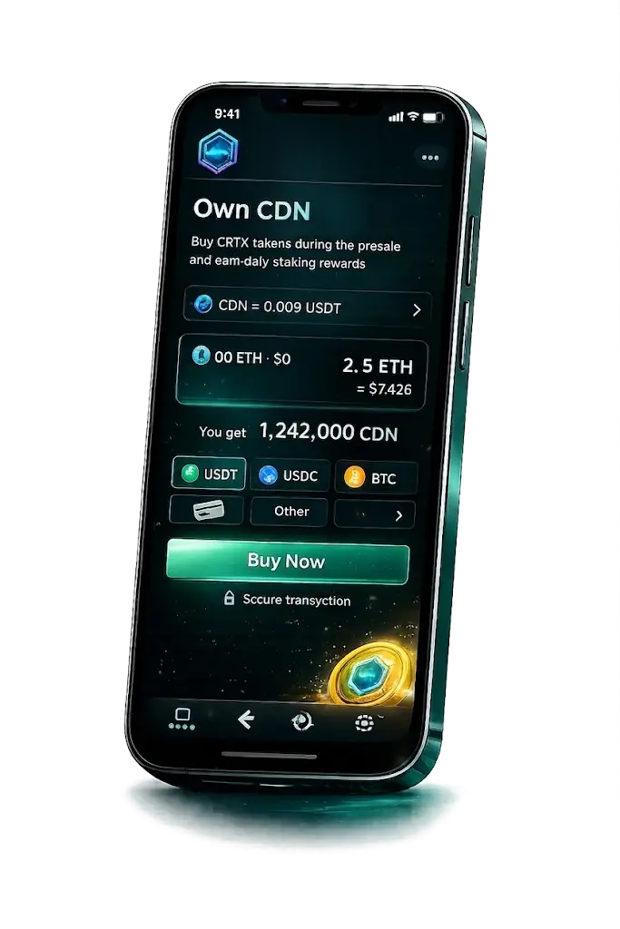 Staxween staking app screen